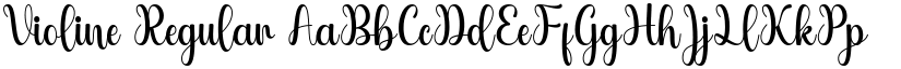 Violine Regular font