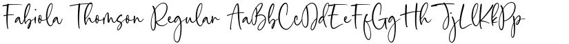 Fabiola Thomson Regular font