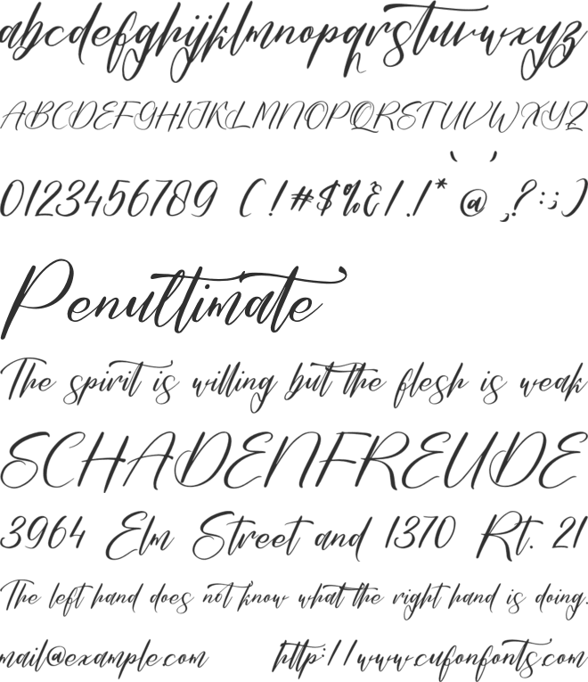 Brasteny Quilerma font preview
