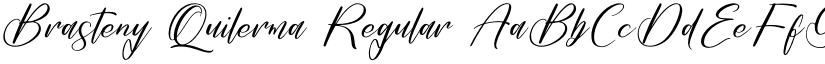 Brasteny Quilerma Regular font