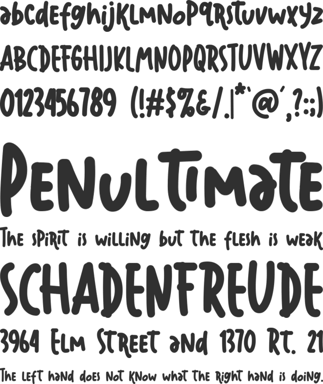 Crazy Jazzy font preview
