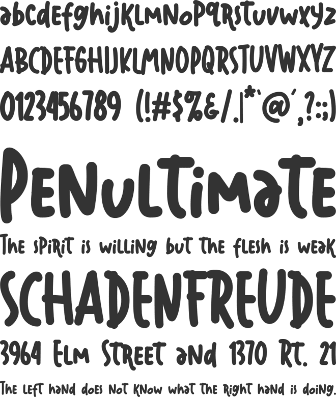 Crazy Jazzy font preview