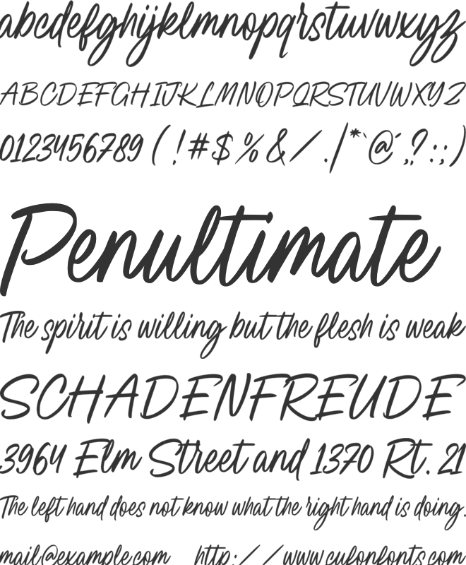 Fabulous Delight font preview