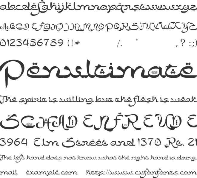 Berka Ramadhan font preview