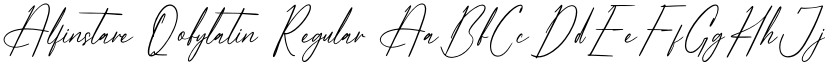 Alfinstare Qobylatin font download