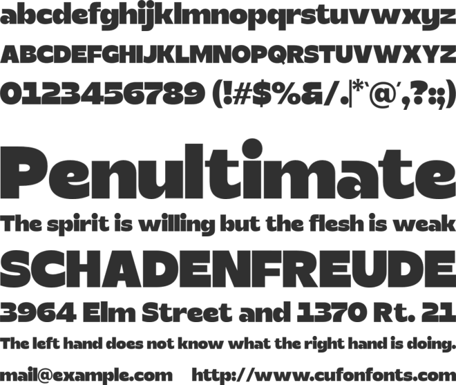 Realist Clostan font preview
