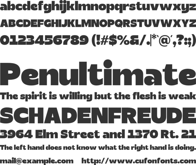 Realist Clostan font preview