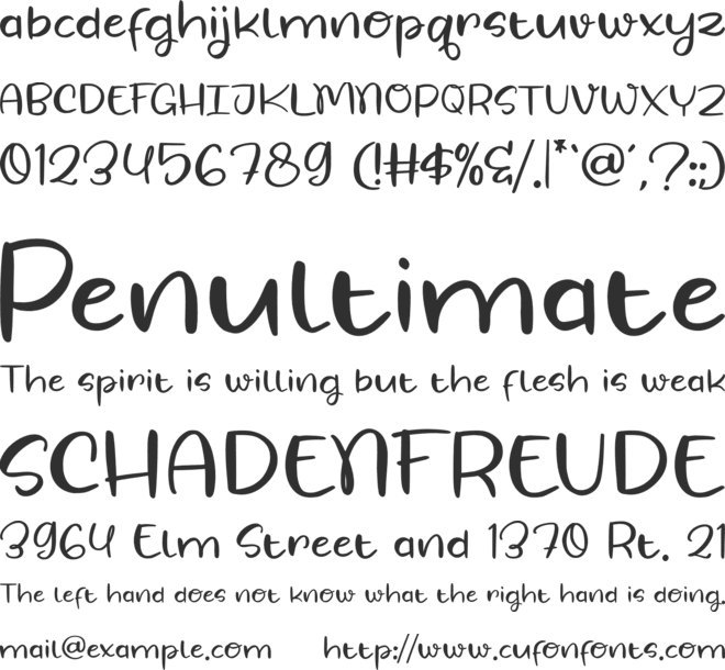 Easter Hopes font preview