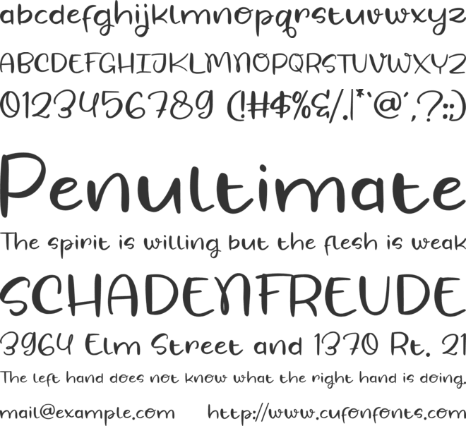 Easter Hopes font preview