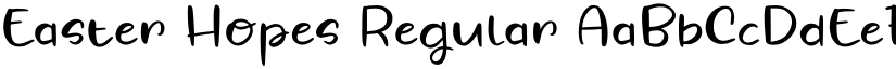 Easter Hopes Regular font