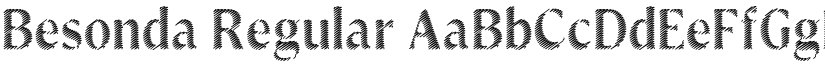 Besonda Regular font