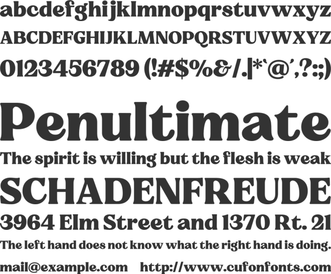 Charman Serif font preview