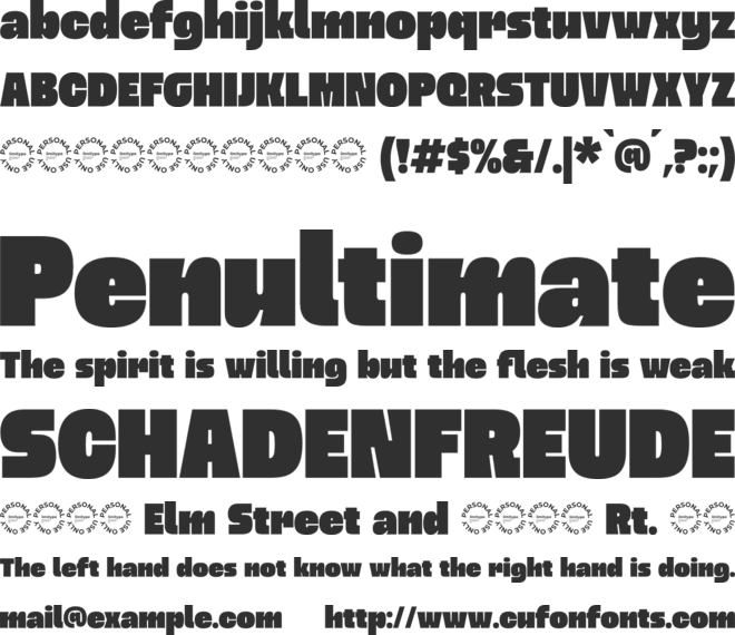 Wosker - Bold Font font preview