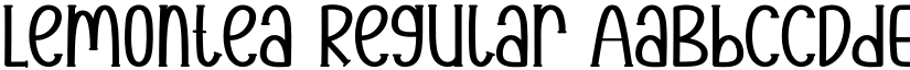 Lemontea font download
