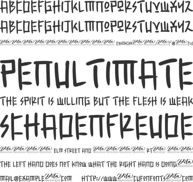 Sokcho Personal Use font preview