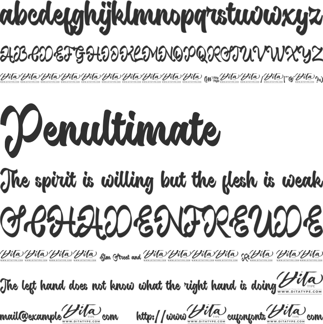 Vintage Stages Personal Use font preview