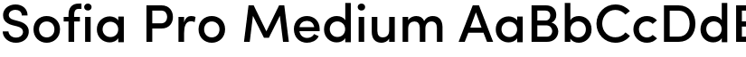 Sofia Pro Medium font