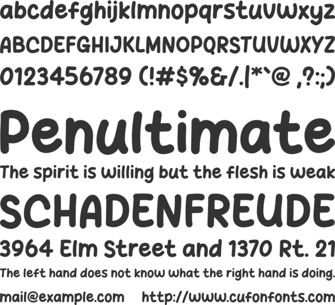 Chekgu Oke font preview