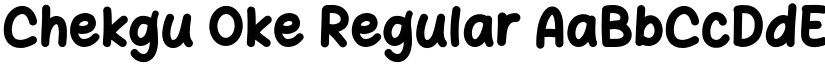 Chekgu Oke Regular font