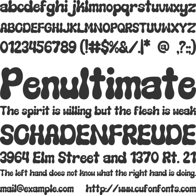 Sweet Magic font preview