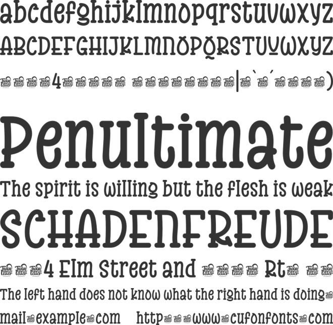 BOLATUK Trial font preview