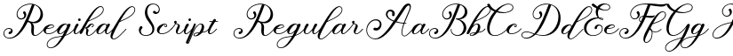 Regikal Script font download