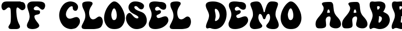 TF Closel Demo font