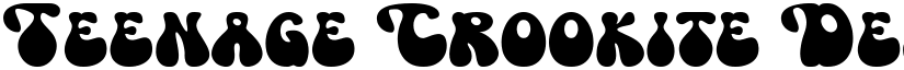 Teenage Crookite font download