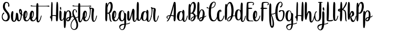 Sweet Hipster Regular font