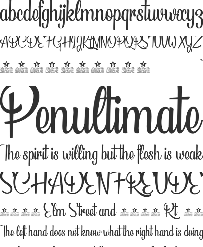 Beautiful People Personal Use font preview