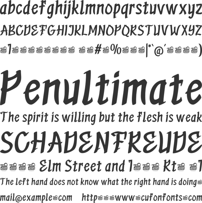 Liymadz Trial font preview