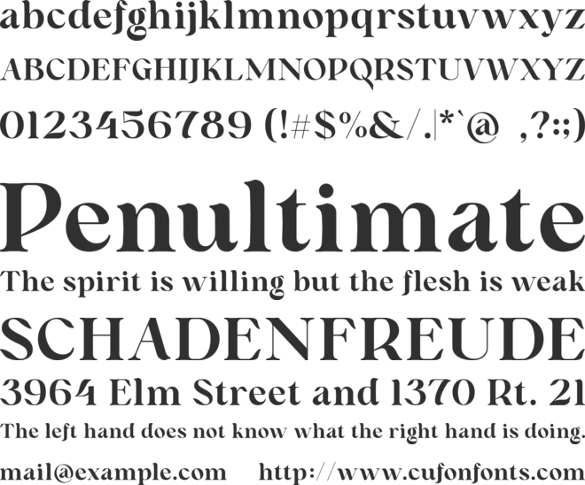 Rovin font preview