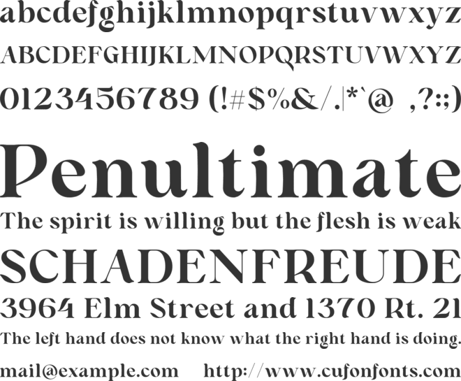 Rovin font preview