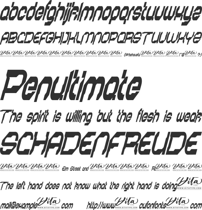 Behoveful Personal Use font preview