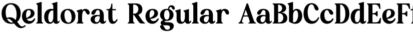 Qeldorat Regular font