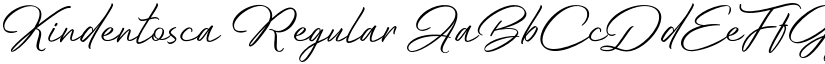Kindentosca Regular font