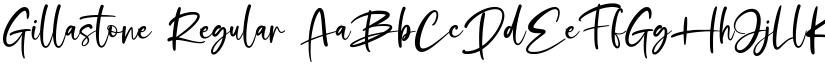 Gillastone Regular font