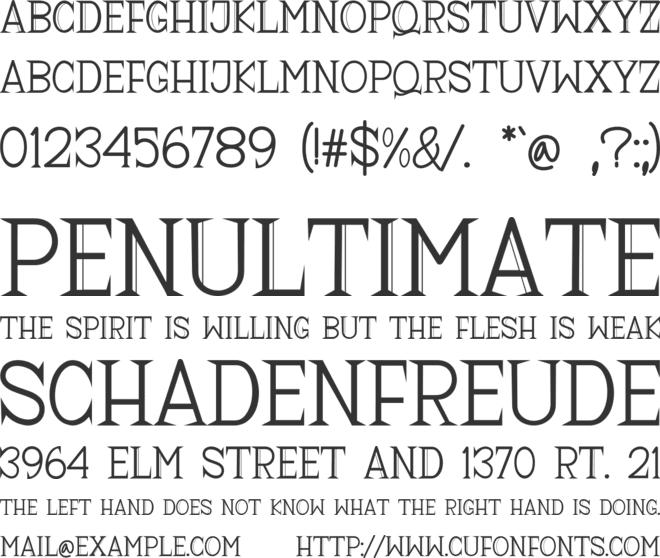 Rasque Serif - Personal Use font preview