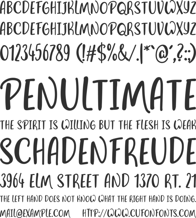 Crows Ink font preview