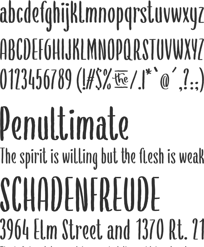 JacktheChef font preview