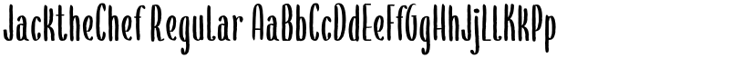 JacktheChef Regular font