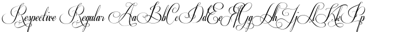 Respective Regular font