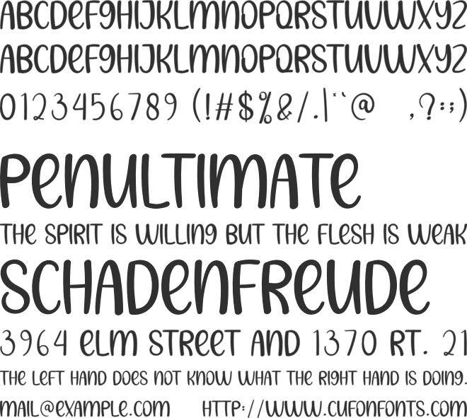 Orchid Flower font preview