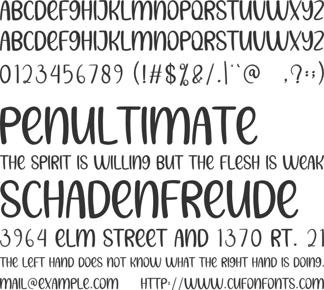 Orchid Flower font preview