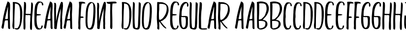 Adheana Font Duo Regular font