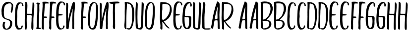 Schiffen Font Duo Regular font