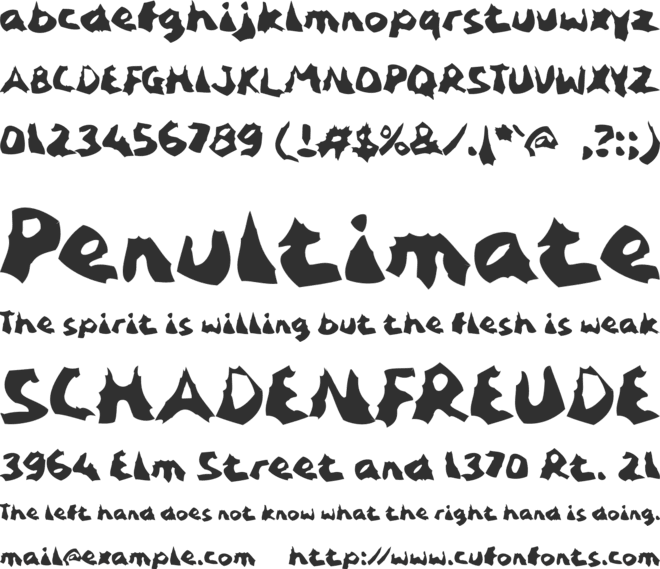 j Jedong font preview