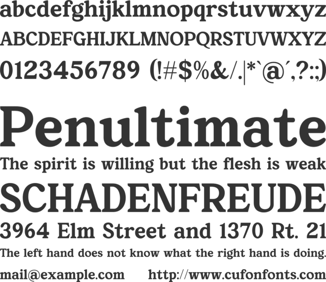 Harbor Nebula font preview