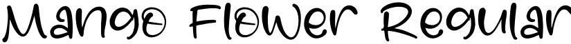 Mango Flower Regular font