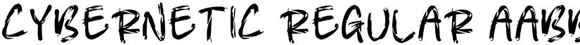 CYBERNETIC Regular font